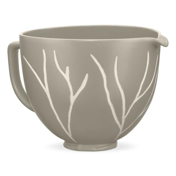 Kitchenaid® 5 Quart Bare Leaves Ceramic Bowl KSM2CB5BL