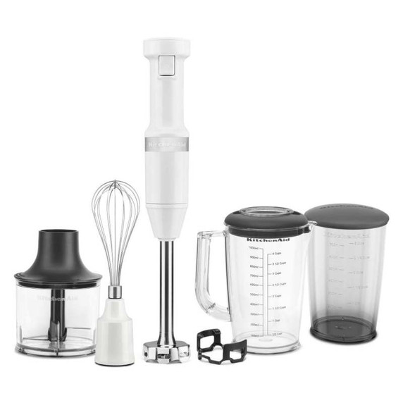 Kitchenaid® Variable Speed Corded Hand Blender with Accessories KHBV83WH