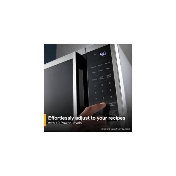Whirlpool® 0.9 cu. ft. Stainless Steel Countertop Microwave With Steam Clean - 900 watt WMCS3019RS