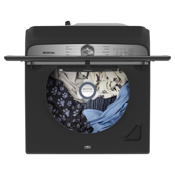 OPEN BOX of Maytag® Pet Pro Top Load Washer - 5.4 cu. ft. IEC MVW6500MBK_CD3000009