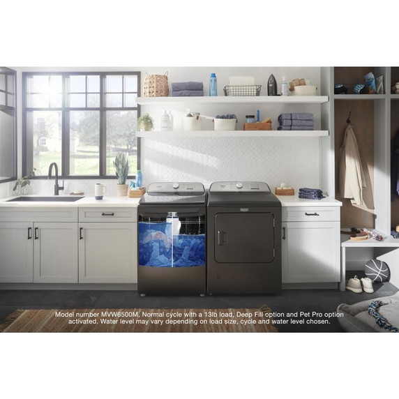 OPEN BOX of Maytag® Pet Pro Top Load Washer - 5.4 cu. ft. IEC MVW6500MBK_CD3000009