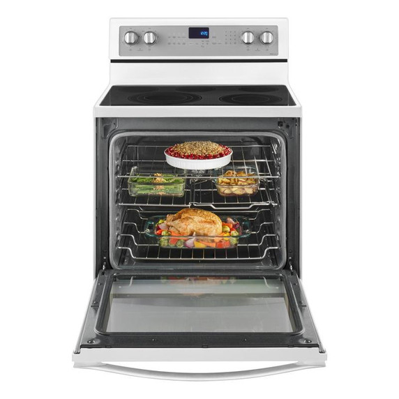 OPEN BOX of Whirlpool® 6.4 Cu. Ft. Freestanding Electric Range with True Convection YWFE745H0FH_RD2211825