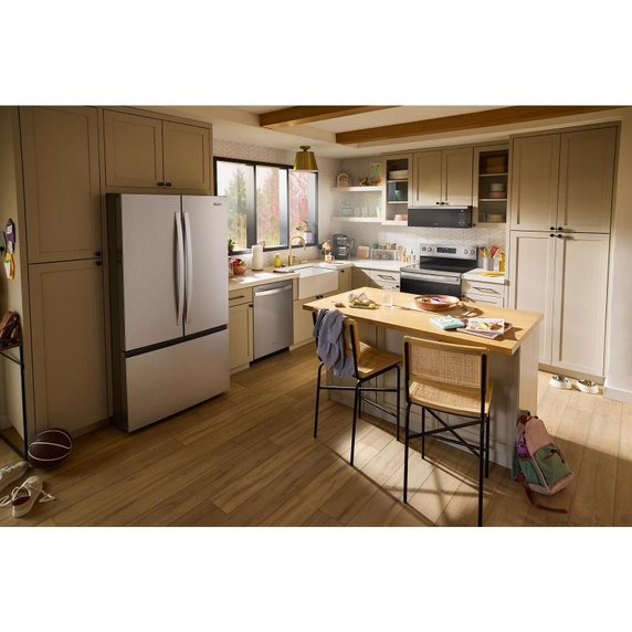 Whirlpool® 36-Inch French Door Refrigerator with Interior Water Dispenser - 31 cu. ft. WRFF3336SZ
