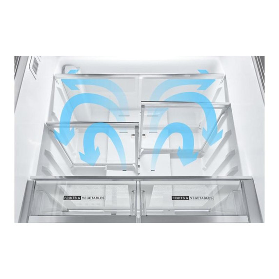 Whirlpool® 36-Inch French Door Refrigerator with In-Door Water and Ice Maker - 30 cu. ft. WRFF3536SZ