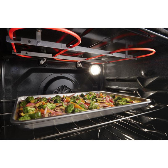 OPEN BOX  of 5.3 Cu. Ft. Whirlpool® Electric 5-in-1 Air Fry Oven YWFE550S0LZ_RD3418774