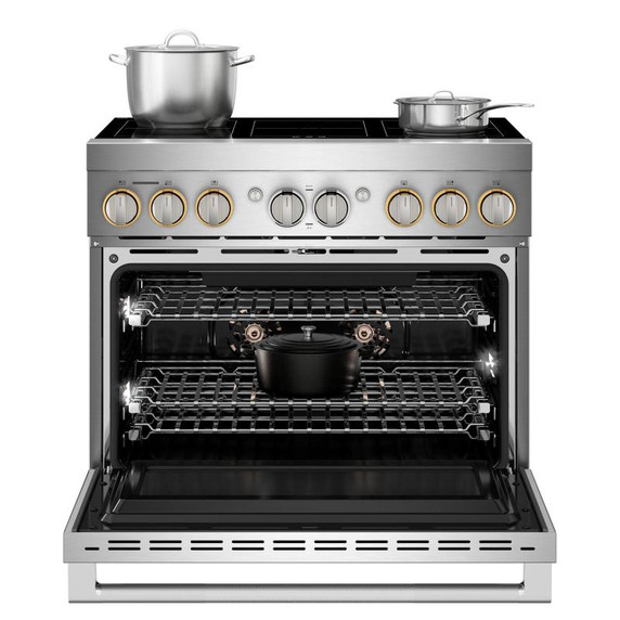 Jennair® RISE™ 36" Induction Professional-Style Range JPIFC736RL