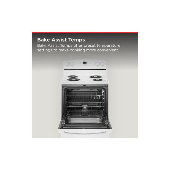 30-inch Amana® Electric Range with Bake Assist Temps ACR4303MFW