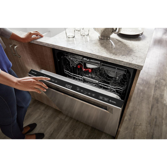 OPEN BOX of Kitchenaid® 44 dBA Dishwasher with 360° Max Jets™ Third Rack and LED Interior Lighting KDPM704KPS_FD1001008