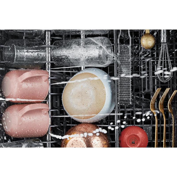 OPEN BOX of Kitchenaid® 44 dBA Dishwasher with 360° Max Jets™ Third Rack and LED Interior Lighting KDPM704KPS_FD1001008