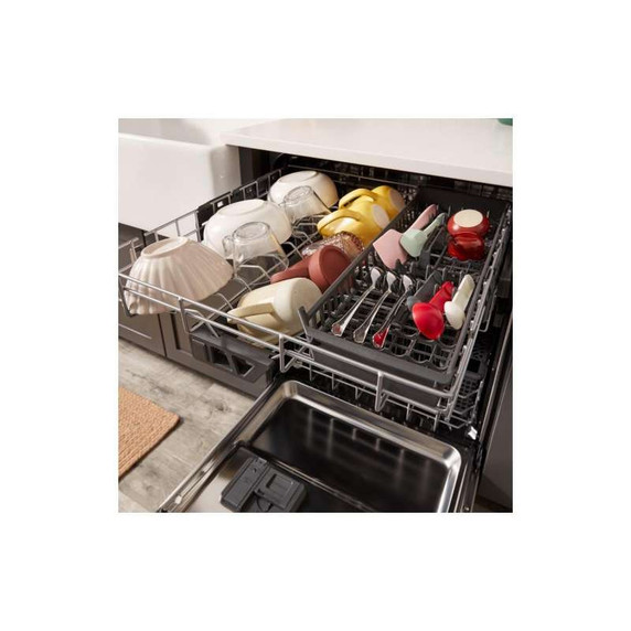 OPEN BOX of Kitchenaid® 44 dBA Dishwasher with 360° Max Jets™ Third Rack and LED Interior Lighting KDPM704KPS_FD1001008