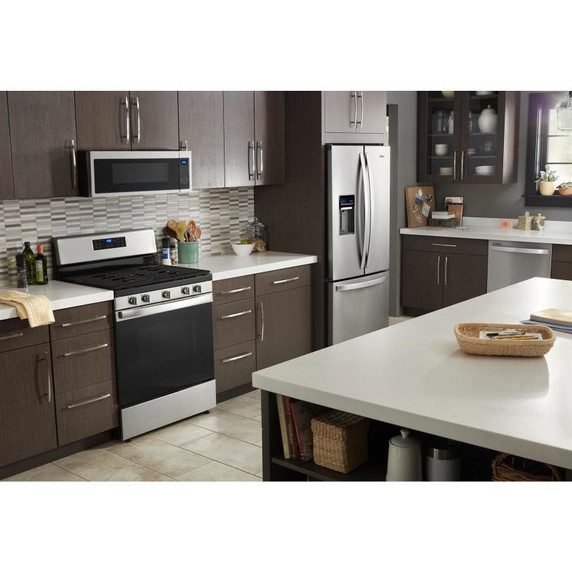 OPEN BOX of Whirlpool® 1.1 cu. ft. Low Profile Microwave Hood Combination YWML35011KS_TRB0713596