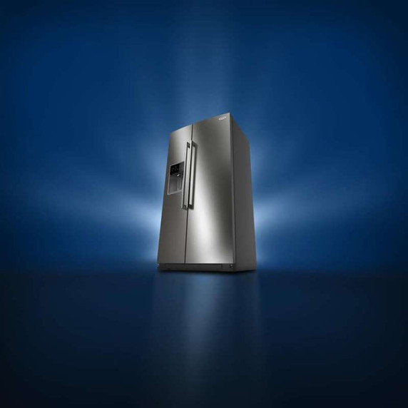 Maytag® 36-inch Wide Full-Depth Side-by-Side Refrigerator with Arctic Blue Interior - 28.3 Cu. Ft. MRSF6636RZ