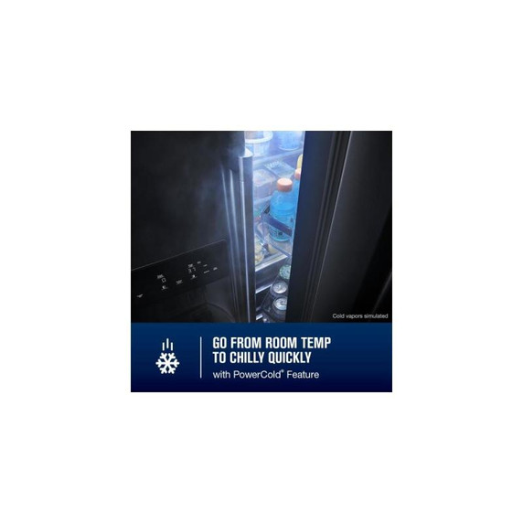Maytag® 36-inch Wide Full-Depth Side-by-Side Refrigerator with Arctic Blue Interior - 28.3 Cu. Ft. MRSF6636RZ