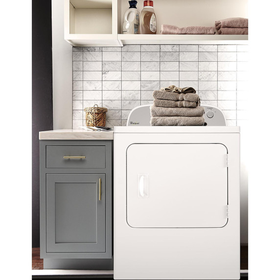 OPEN BOX of Whirlpool® 7.0 cu. ft. Gas Dryer with Heavy Duty Cycle WGD4815EW_ME0810178