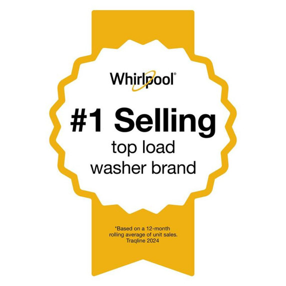 OPEN BOX Whirlpool® 4.4 cu. ft. I.E.C. Top Load Washer with Soaking Cycles, 12 Cycles WTW4855HW