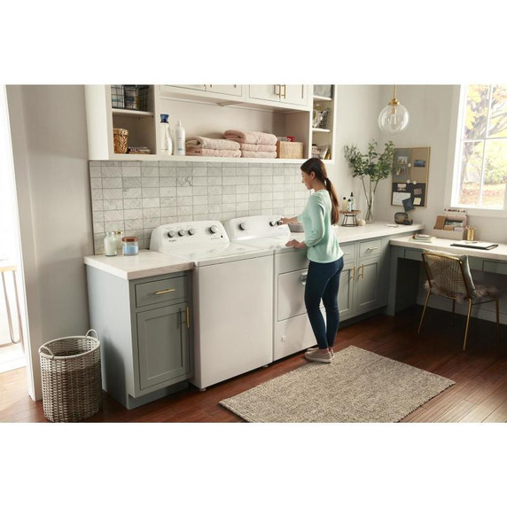 OPEN BOX Whirlpool® 4.4 cu. ft. I.E.C. Top Load Washer with Soaking Cycles, 12 Cycles WTW4855HW