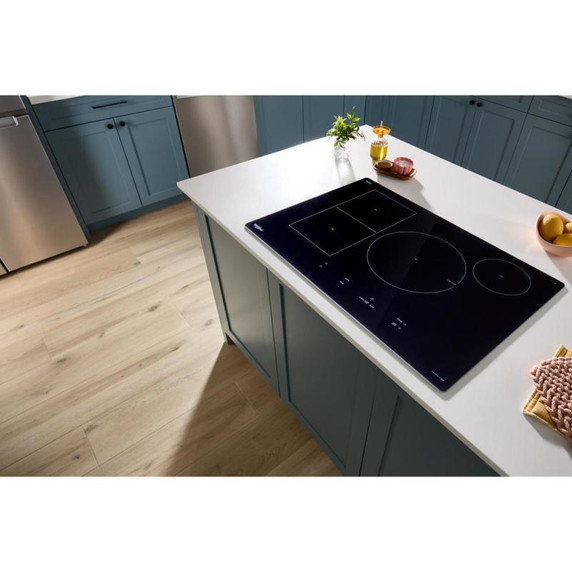 Whirlpool® 36" Intelligent Induction Cooktop with Temp Cook™ Technology and WipeClean™ Coating WCIT7536SB