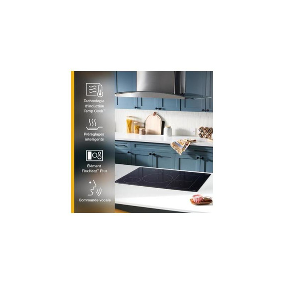 Whirlpool® 30" Intelligent Induction Cooktop with Temp Cook™ Technology and WipeClean™ Coating WCIT7530SB