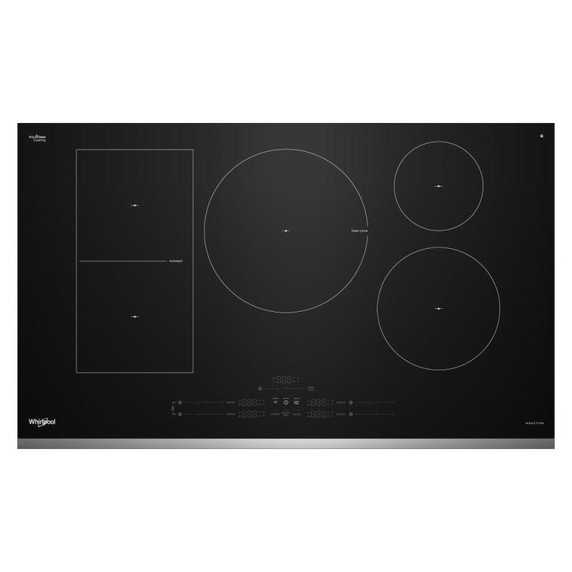Whirlpool® 36" Intelligent Induction Cooktop with Temp Cook™ Technology and WipeClean™ Coating WCIT7536SS