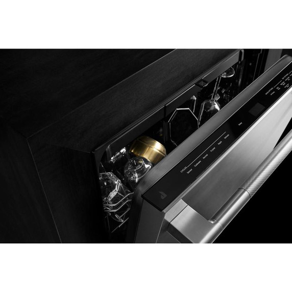 Jennair® Pocket Handle 24" Built-In Dishwasher with Precise Fit 3rd Rack for Cutlery with Plasma Coating, 39 dBA JDTS3924SP