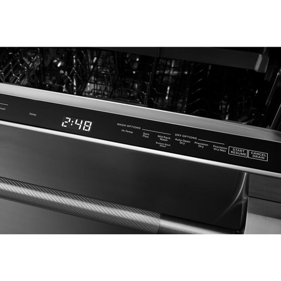 Jennair® Pocket Handle 24" Built-In Dishwasher with Precise Fit 3rd Rack for Cutlery with Plasma Coating, 39 dBA JDTS3924SP