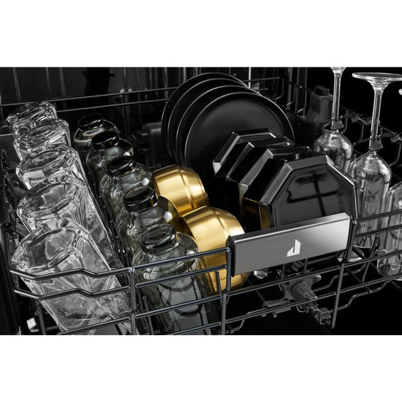 Jennair® Pocket Handle 24" Built-In Dishwasher with Precise Fit 3rd Rack for Cutlery with Plasma Coating, 39 dBA JDTS3924SP