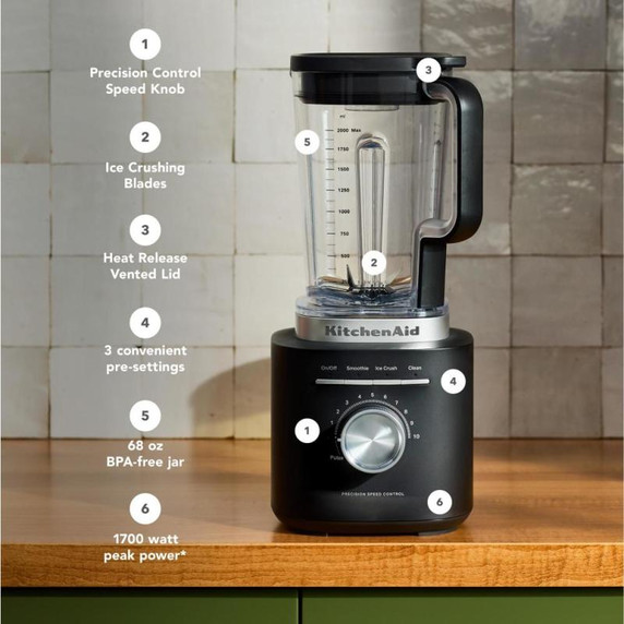 KitchenAid® Pure Power Blender KSB2072BM