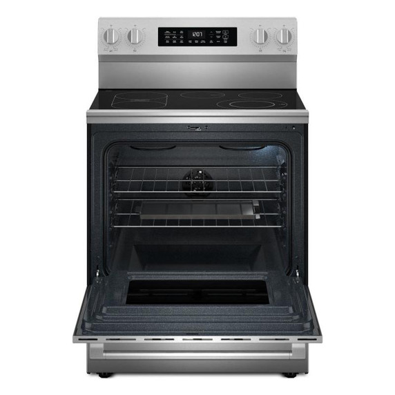 Maytag® 30-Inch Wide Freestanding Electric Range with Grill Mode and No Preheat Air Fry - 5.3 Cu. Ft. YMFES7030SZ