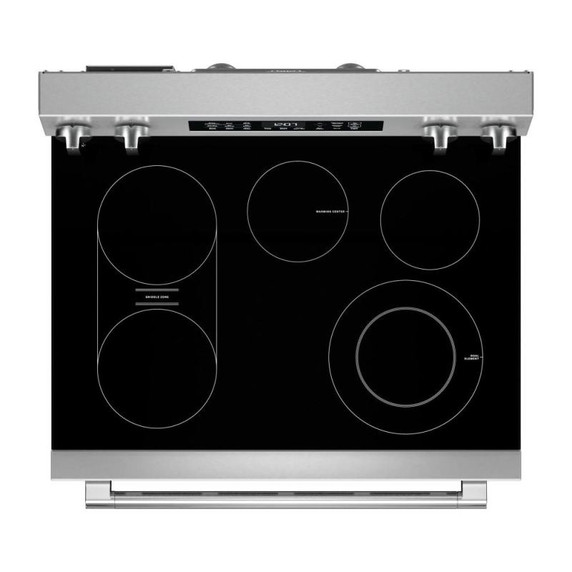 Maytag® 30-Inch Wide Freestanding Electric Range with Grill Mode and No Preheat Air Fry - 5.3 Cu. Ft. YMFES7030SZ