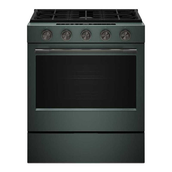 Kitchenaid® 5.0 Cu. Ft. Smart Slide-in Gas Range with Convection Cooking Modes and 2-in-1 Burner KSGS530SJP
