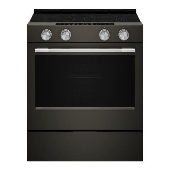 Kitchenaid® 5.3 Cu. Ft. Slide-in Electric Range with Two Even-Heat™ Hyper Elements and Convection Cooking Modes YKSES530SBE