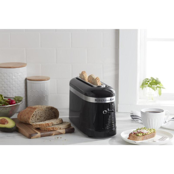 Kitchenaid® 2 Slice Long Slot Toaster with High-Lift Lever KMT3115OB Kitchenaid® 2 Slice Long Slot Toaster with High-Lift Lever KMT3115OB