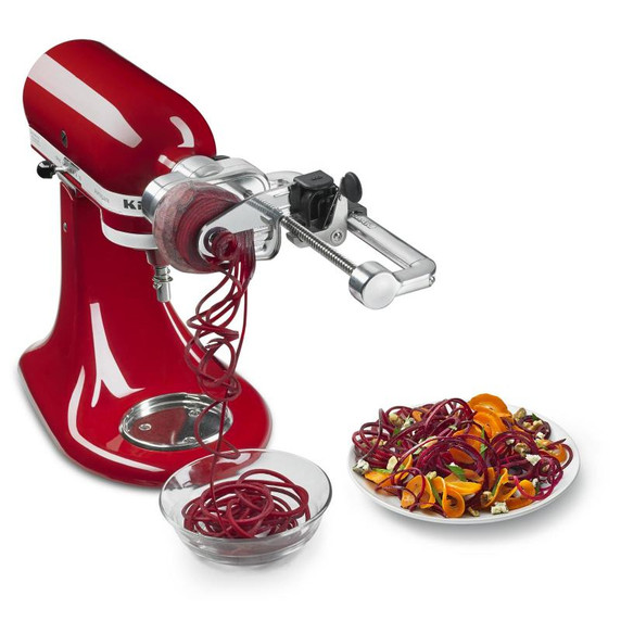 Kitchenaid® 7 Blade Spiralizer Plus with Peel, Core and Slice KSM2APC