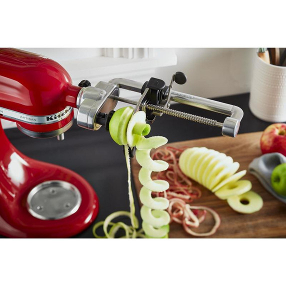 Kitchenaid® 7 Blade Spiralizer Plus with Peel, Core and Slice KSM2APC