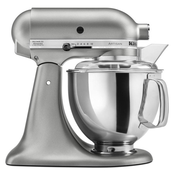 Kitchenaid® Artisan® Series 5 Quart Tilt-Head Stand Mixer KSM150PSCU