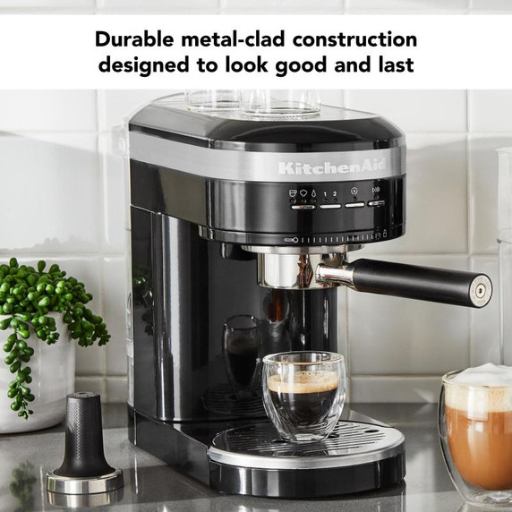 Kitchenaid® Metal Semi-Automatic Espresso Machine KES6503OB Kitchenaid® Metal Semi-Automatic Espresso Machine KES6503OB