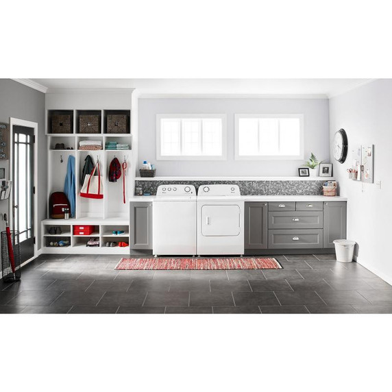 OPEN BOX Amana® 6.5 cu. ft. Top-Load Electric Dryer with Automatic Dryness Control YNED4655EW