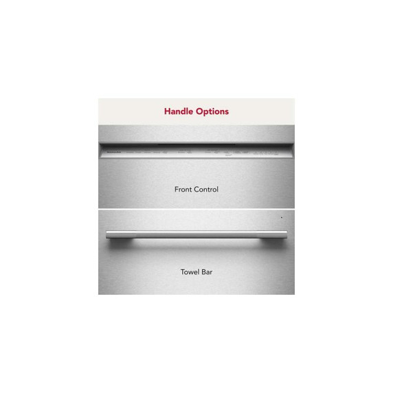 Kitchenaid® Third Level Utensil Rack Dishwasher with 30+ Total Wash Jets in PrintShield™ Finish, 47 dBA KDTS224SPS