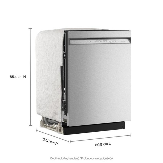 Kitchenaid® Third Level Jet Rack Dishwasher with 40+ Total Wash Jets, 41 dBA KDFS324SPS