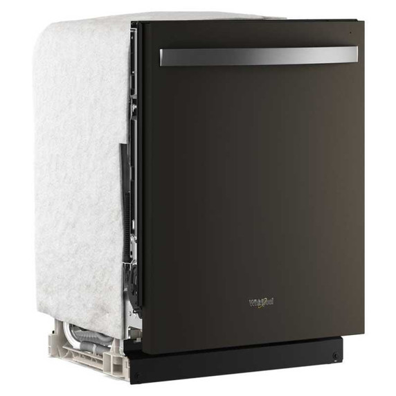 Whirlpool® 24-Inch Dishwasher with Total Coverage Wash Action and Auto Open Air Dry in Fingerprint Resistant Black Stainless WDTS8024SV