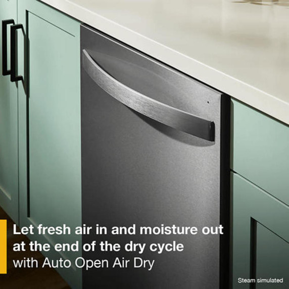 Whirlpool® 24-Inch Dishwasher with Total Coverage Wash Action and Auto Open Air Dry in Fingerprint Resistant Stainless Steel WDTS8024SZ