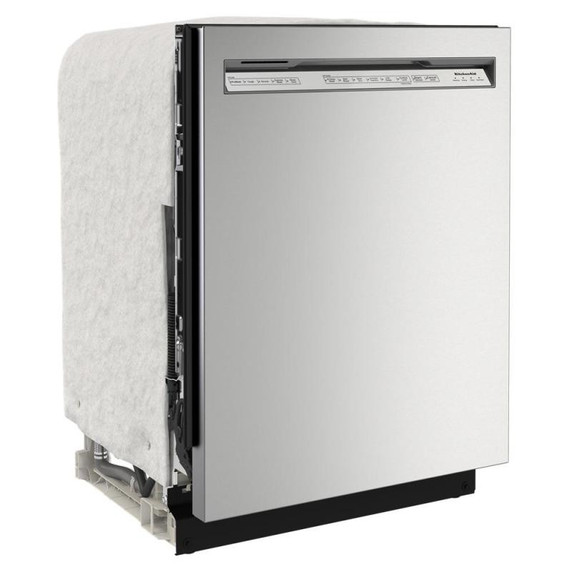 OPEN BOX Kitchenaid® 44 dBA Dishwasher in PrintShield™ Finish with 360° Max Jets™ Third Rack KDFM404KPS