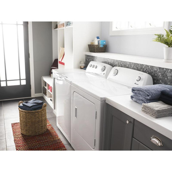 OPEN BOX Amana® 6.5 cu. ft. Top-Load Electric Dryer with Automatic Dryness Control YNED4655EW**