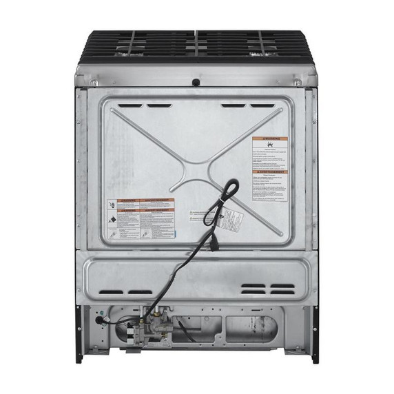 OPEN BOX Kitchenaid® 30-Inch 5 Burner Front Control Gas Convection Range with Baking Drawer KSGB900ESS