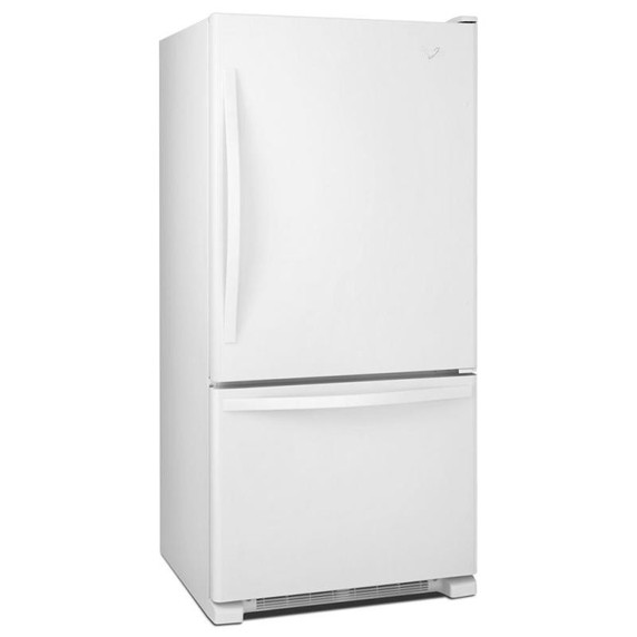 OPEN BOX Whirlpool® 19 cu. ft. Bottom-Freezer Refrigerator with Freezer Drawer WRB329DFBW***