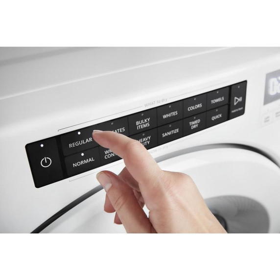 OPEN BOX Whirlpool® 7.4 cu. ft. Front Load Electric Dryer with Intuitive Touch Controls YWED5620HW*