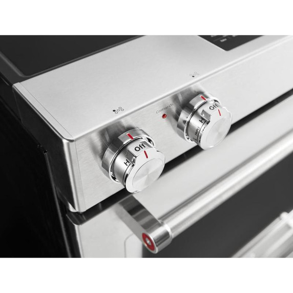 OPENBOX Kitchenaid® 30-Inch 5-Element Electric Convection Front Control Range YKSEG700ESS