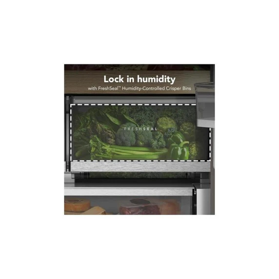 Kitchenaid® 24 cu. ft. 36-Inch Width Counter-Depth French Door Refrigerator with Interior Dispense KRFC236SPS