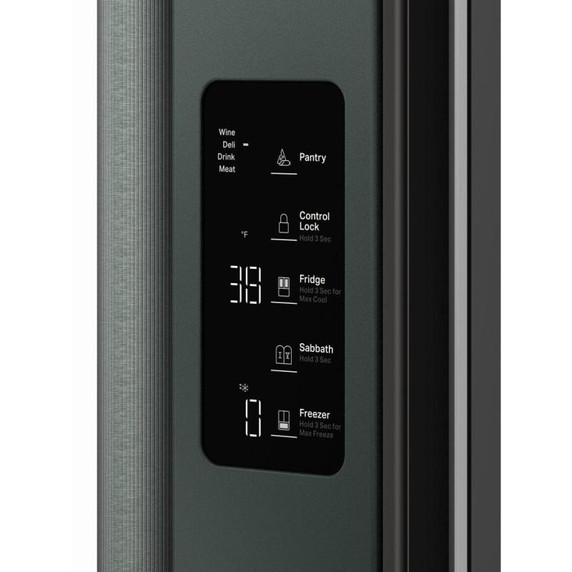 Kitchenaid® 24 cu. ft. 36-Inch Width Counter-Depth French Door Refrigerator with Interior Dispense KRFC236SJP