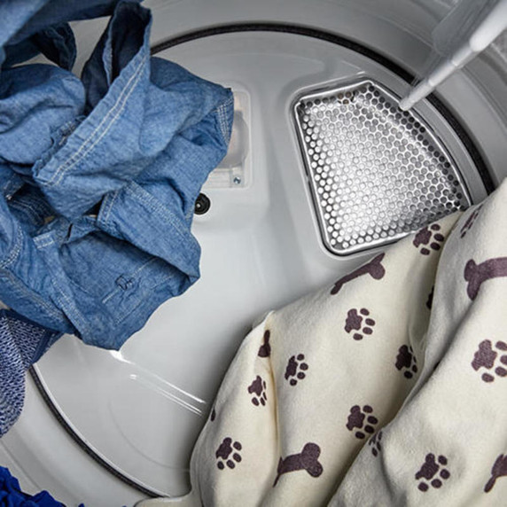 Maytag® 7.4 Cu. Ft. Pet Pro Top Load Electric Dryer with Extra Power and Sanitize Cycle YMED7205RF